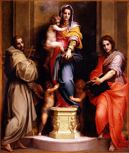 Andrea del Sarto Madonna delle Arpie china oil painting image